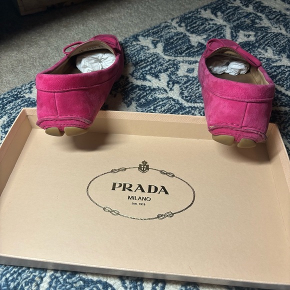 Prada Suede Loafers - Picture 6 of 8